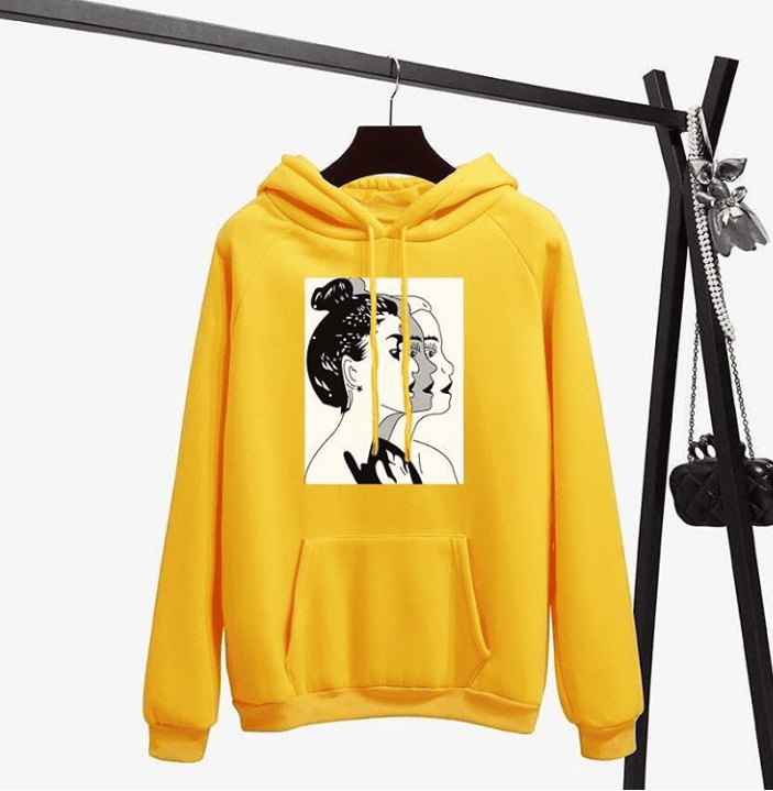 Face Printed Hoodie Face Printed Hoodie